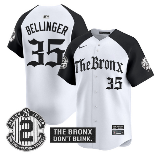 Cody Bellinger Jersey #35 Yankees The Bronx Gothic Ink Drop Edition