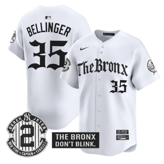 Cody Bellinger Jersey #35 Yankees The Bronx Gothic Ink Drop Edition