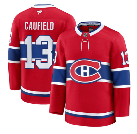 Cole Caufield Jersey #13 Montreal Canadiens Timeless Premium Stitched 2025 Home