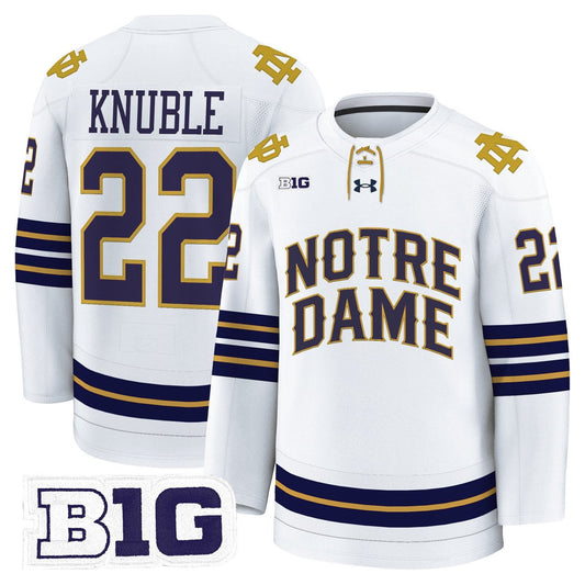 Cole Knuble Jersey #22 Notre Dame Fighting Irish 2025-26 Premium Stitched
