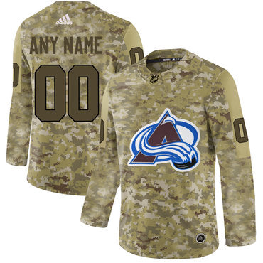 Colorado Avalanche Camo Customized Jersey