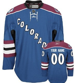 Colorado Avalanche Customized Blue Third Jersey