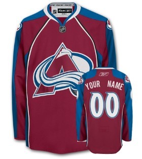 Colorado Avalanche Customized Red Jersey