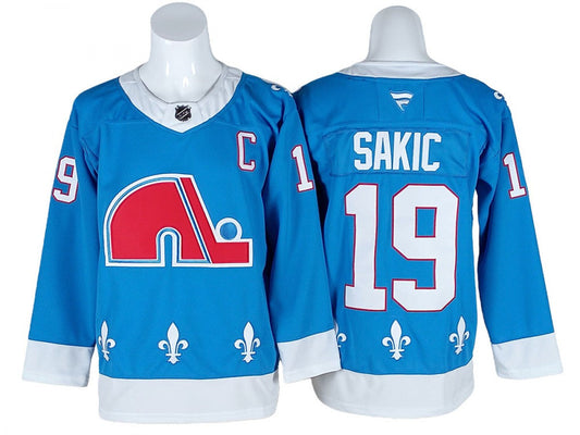 Colorado Avalanche #19 Joe Sakic Light Blue Heritage Jersey
