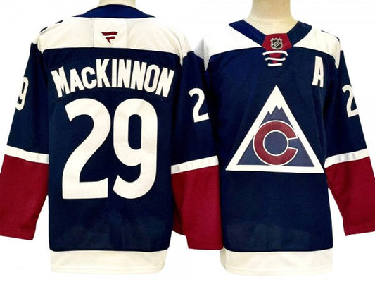 Colorado Avalanche #29 Nathan MacKinnon Navy 2024 Alternate Jersey