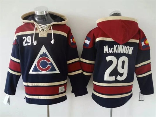 Colorado Avalanche #29 Nathan MacKinnon Pullover Hoodie