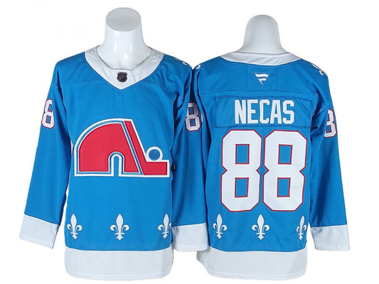 Colorado Avalanche #88 Martin Necas Light Blue Heritage Jersey