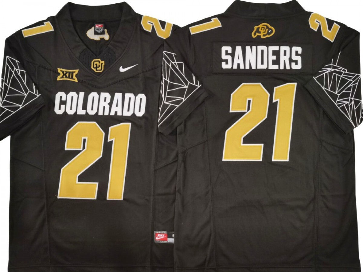 Colorado Buffaloes #21 Shilo Sanders Vapor F.U.S.E. Limited Jersey Stitched