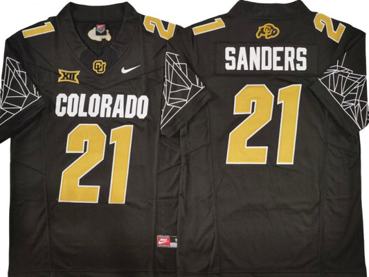 Colorado Buffaloes #21 Shilo Sanders Vapor F.U.S.E. Limited Jersey Stitched