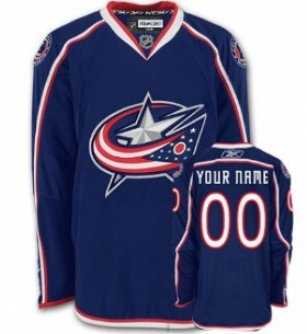 Columbus Blue Jackets Customized Blue Jersey