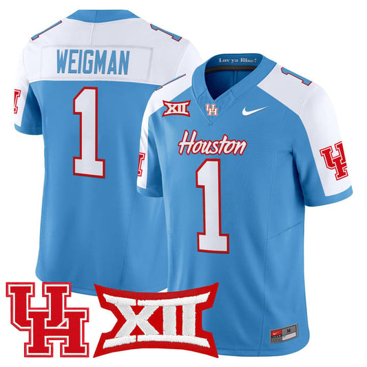Conner Weigman Jersey #1 Houston Cougars 2025 Oilers Inspired Stitched