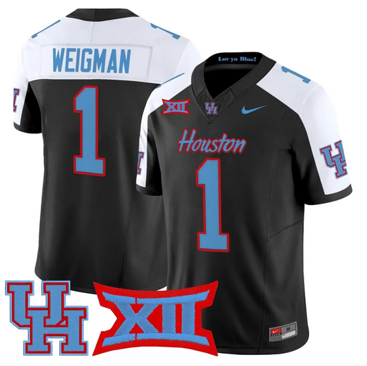 Conner Weigman Jersey #1 Houston Cougars 2026 Vapor Limited Stitched