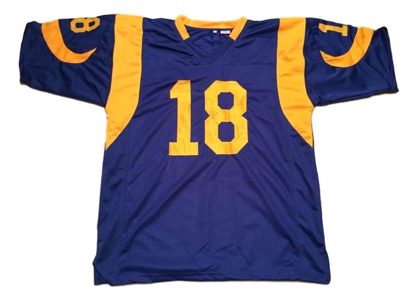 Cooper Kupp Jersey #18 Custom Unsigned Football Stitched Blue