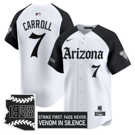 Corbin Carroll Jersey #7 Arizona Diamondbacks Gothic Desert Fang Edition Alternate