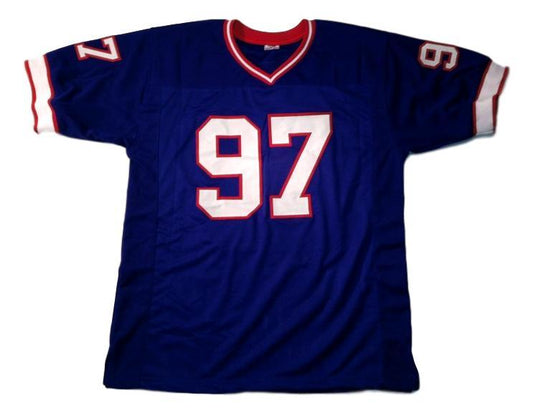 Cornelius Bennett Jersey #97 Custom Unsigned Football Stitched Blue