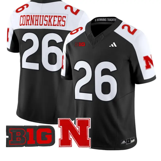 Cornhuskers Jersey #26 Nebraska Cornhuskers 2026 Vapor Limited Stitched