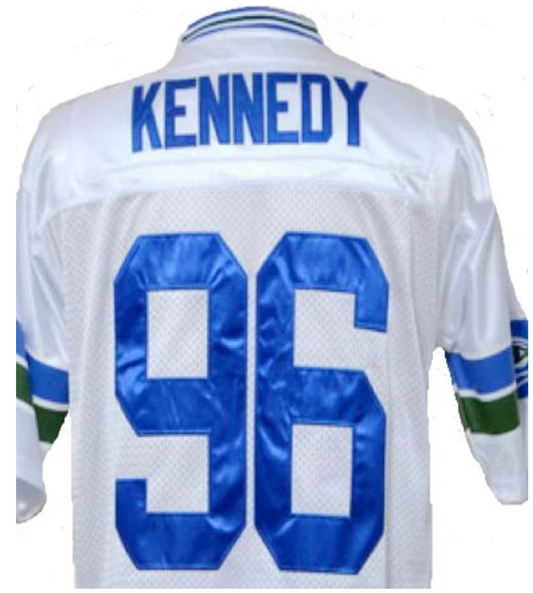 Cortez Kennedy Jersey Seattle Seahawks Custom Throwback Football White