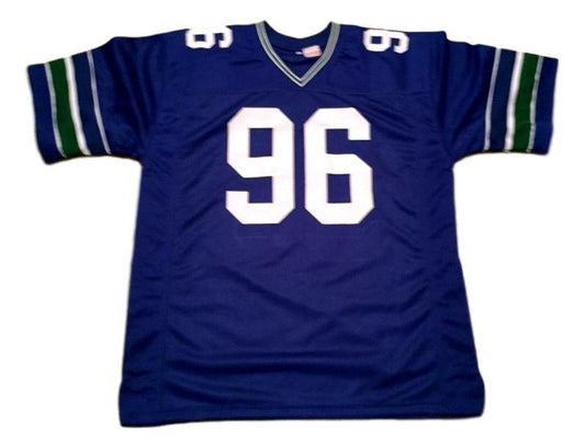 Cortez Kennedy Jersey #96 Custom Unsigned Football Stitched Blue