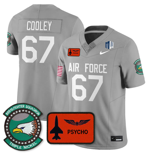 Costen Cooley Jersey #67 Air Force 2025 Honor F-16 Stitched 555th