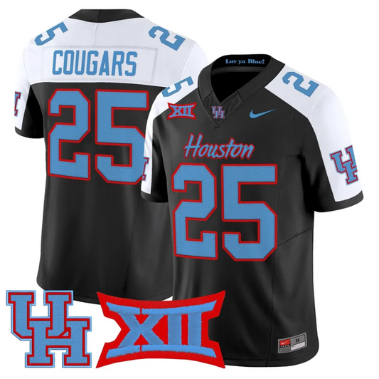 Cougars Jersey #25 Houston Cougars 2026 Vapor Limited Stitched
