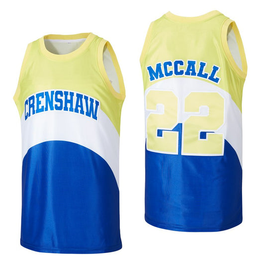 Crenshaw #22 Mccall Movie Basketball Jersey
