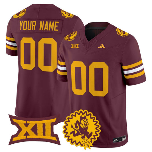 Custom Arizona State Sun Devils Jersey 1975 Throwback Vapor Stitched Maroon