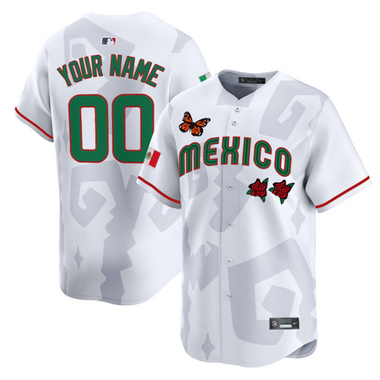 Custom 2025 Mexican Heritage x Sentrock Jersey Vapor Premier Limited Stitched White