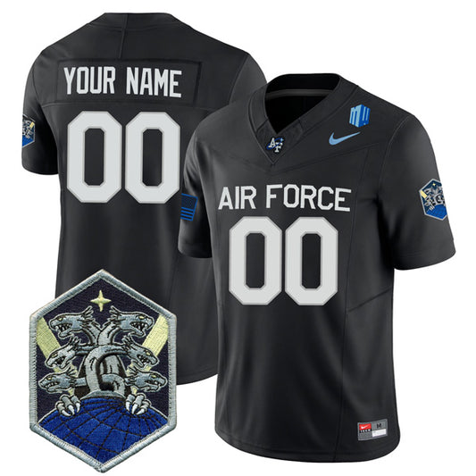 Custom Air Force Falcons Jersey Name and Number College Football Black Alternate Game – All Stitched