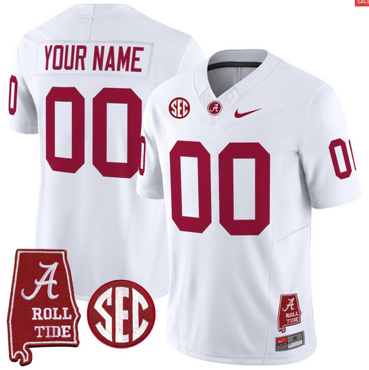 Deontae Lawson Jersey #0 Alabama Crimson Throwback Alabama Map Stitched Crimson