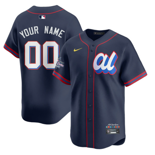 Custom American League 2025 MLB All-Star Jersey Name, Number All Stitched