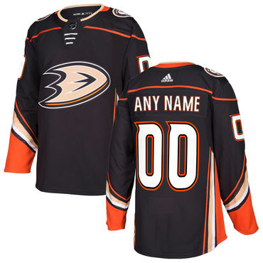 Custom Anaheim Ducks Black 2017-2018 NHL Jersey