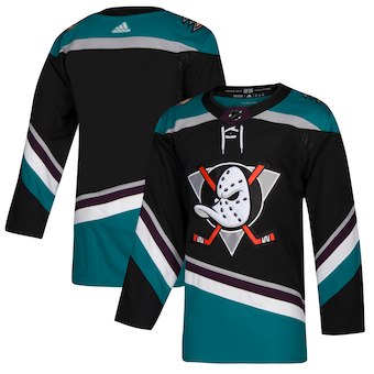 Custom Anaheim Ducks Jersey Name and Number Black Alternate Jersey