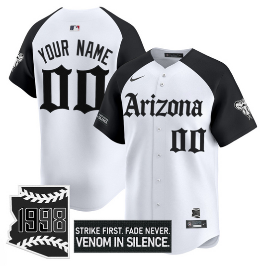 Custom Arizona Diamondbacks Jersey Gothic Desert Fang Edition Stitched Alternate