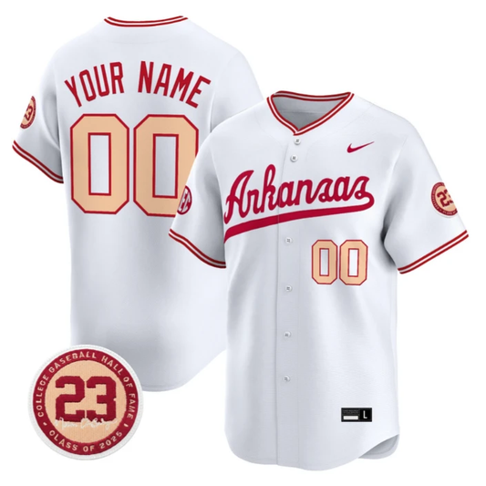 Custom Arkansas Razorbacks Jersey Norm DeBriyn Night Edition Limited Stitched