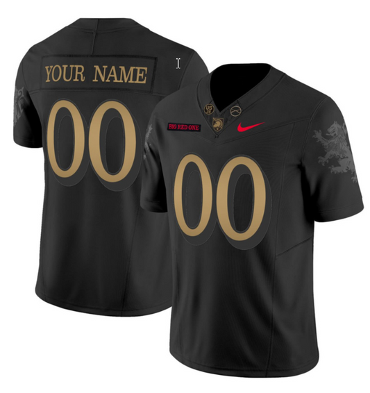 Custom Army Black Knights Jersey Name, Number Big Red One Football Stitched