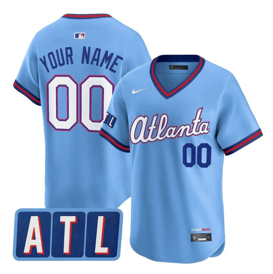 Custom Atlanta Braves Jersey 2026 City Connect Vapor Premier Limited Stitched