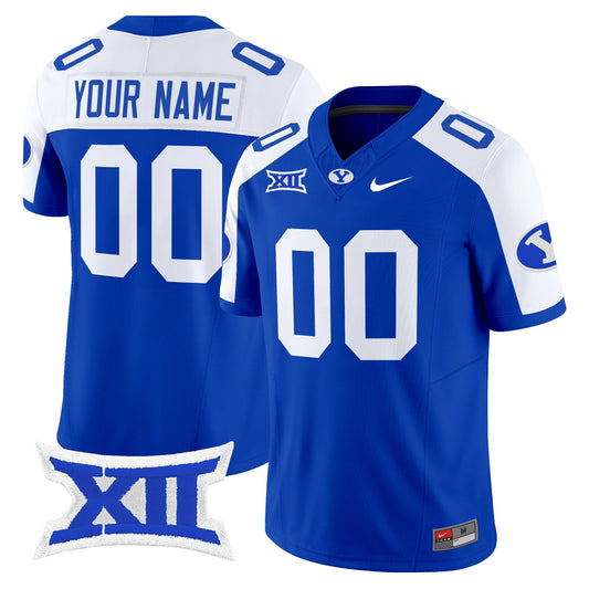 Custom BYU Cougars Jersey Name, Number 2025 Vapor Limited Stitched Royal Alternate