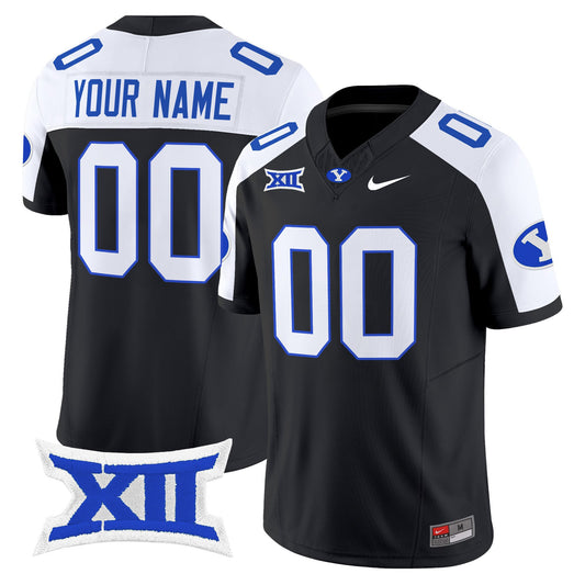 Custom BYU Cougars Jersey Name, Number 2025 Vapor Limited Stitched Black Alternate