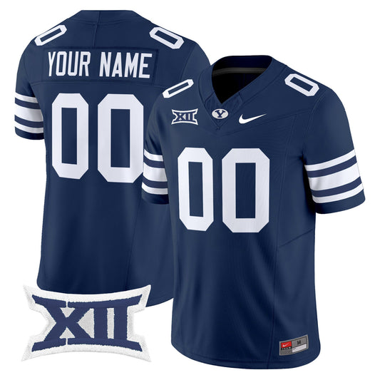 Custom BYU Cougars Jersey Name, Number 2025 Vapor Limited Stitched Navy