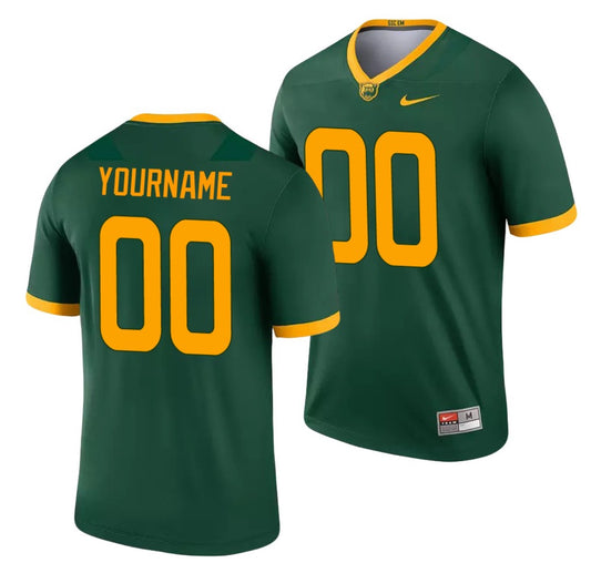 Custom Baylor Bears Jersey Name and Number NCAA College Football Green Legend