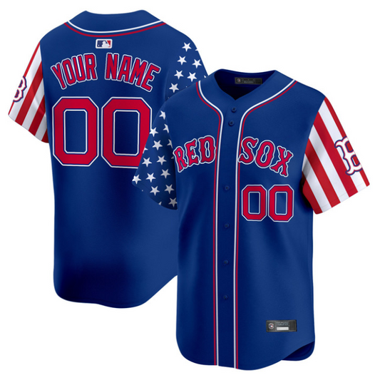 Custom Boston Red Sox Jersey 2025 Memorial Day Vapor Premier Limited Stitched Royal