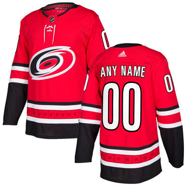 Custom Carolina Hurricanes Red Third 2017-2018  NHL Jersey