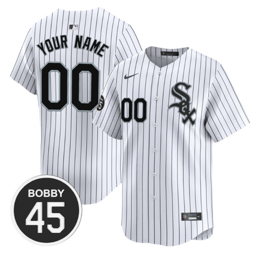 Custom Chicago White Sox Jersey Bobby Jenks Vapor Premier Limited Stripes