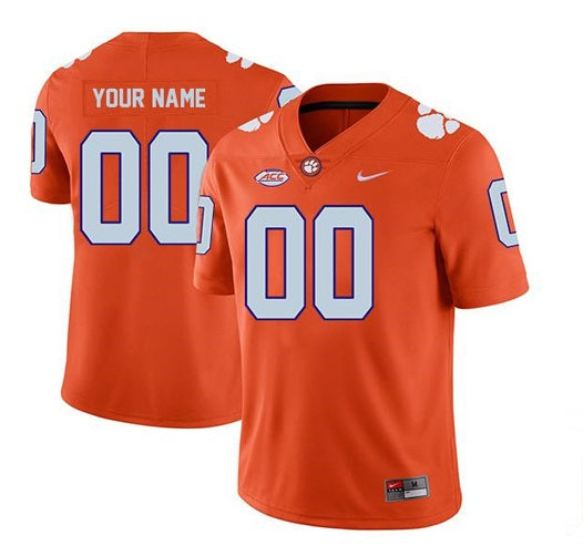 Custom Clemson Tigers Jersey Name and Number College NCAA Football Orange