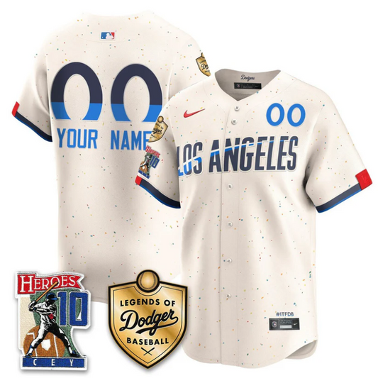 Custom Dodgers Jersey Ron Cey Legends Of Dodgers Baseball Stitched City Connect