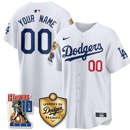 Custom Dodgers Jersey Ron Cey Legends Of Dodgers Baseball Stitched White