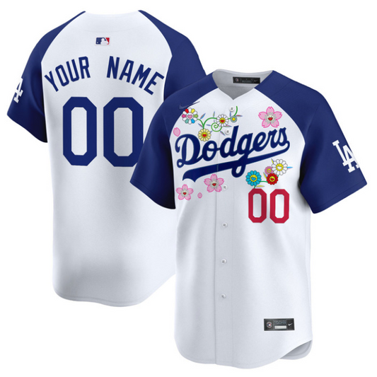 Custom Dodgers Jersey Takashi Murakami 2025 Vapor Premier Limited Stitched Alternate
