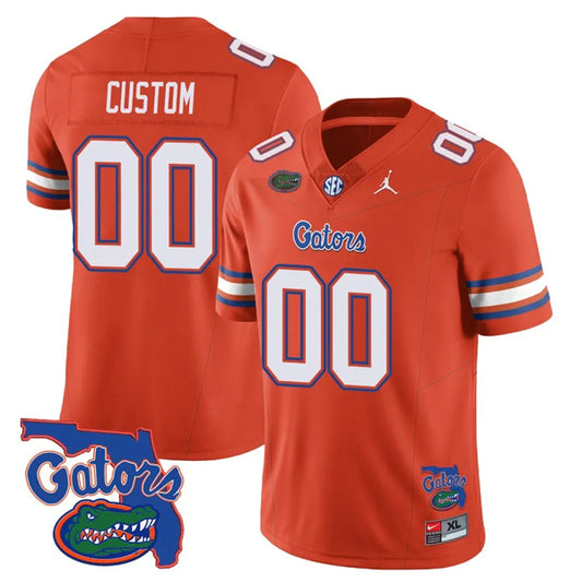 Custom Florida Gators Jersey Name and Number College Football Orange Limited – All Stitched