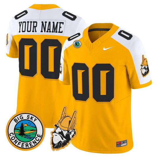 Custom Idaho Vandals Jersey 1975 Throwback Vapor Limited Stitched Gold Alter