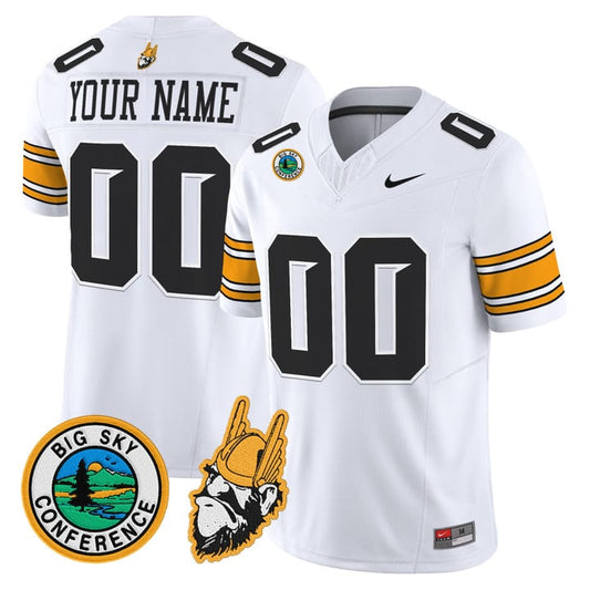 Custom Idaho Vandals Jersey 1975 Throwback Vapor Limited Stitched White